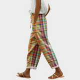 Michelle | Pantalones a Cuadros Cómodos