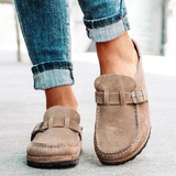 Lauren | Mocasines con Hebilla de Tacón Bajo