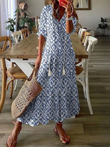 Florencia | Vestido de Verano Boho con Escote en V