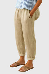 Marilyn | Pantalones de Lino-Algodón Atemporales