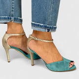 Soledad | Tacones Altos Ortopédicos Azules