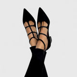 Denisse | Tacones Altos Ortopédicos Negros