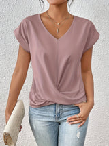 Loreto | Blusa Draped Elegante con Escote en V